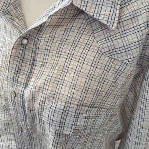 Vintage Wrangler Snap-down Men's Shirt/Women's Shirt | Size XL